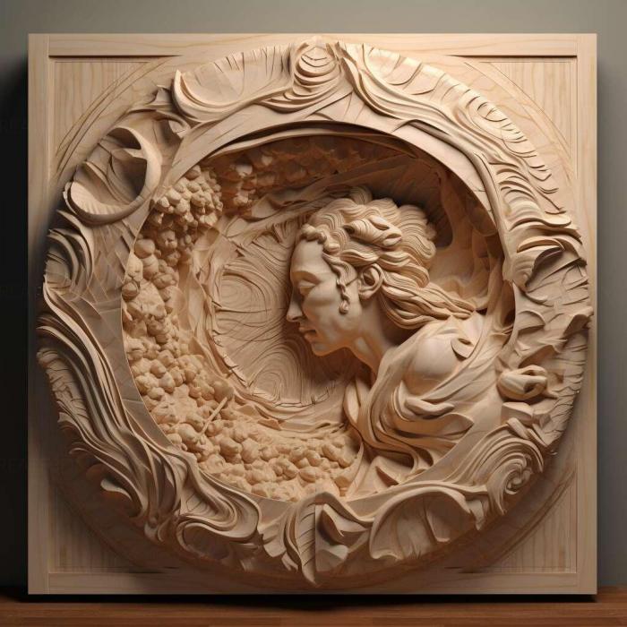 نموذج ثلاثي الأبعاد لآلة CNC 3D Art 